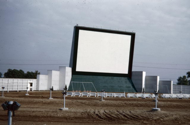 Marysville Drive-In Theatre - 1950 Shot From A S Al Johnson